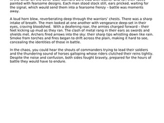 Historic Battle - Setting Description