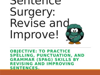 SPaG Sentence Surgery