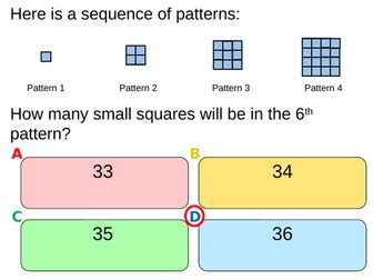 Quiz on sequences (patterns)