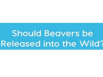 The Write Stuff - Should beavers be released into the wild? PPT