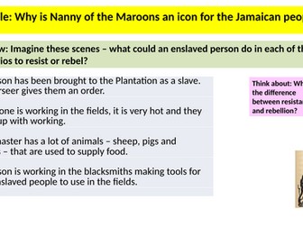 Black History - Queen Nanny of the Maroons