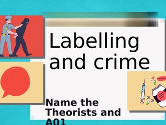 Labelling Theory and Crime Plan