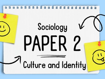 Culture and Identity Revision Lesson and Booklet