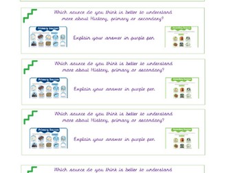 Primary and Secondary sources extension