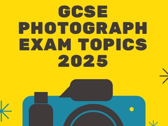 AQA GCSE Photography Exam 2025