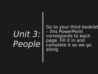 OCR GCSE Business Unit 3 - People