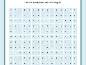 Biomes Key Word Activity
