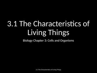 Slides: Cambridge Checkpoint and Beyond - Biology Secondary 1 (Year 7) Chapter 3 Cells and Organisms