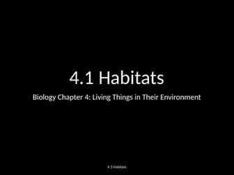 Slides: Cambridge Checkpoint and Beyond - Biology Secondary 1 (Year 7) Chapter  4 Living Things in T
