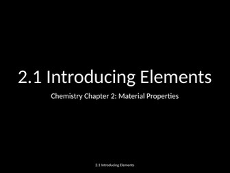 Slides: Cambridge Checkpoint and Beyond - Chemistry Secondary 1 (Year 7) Chapter 2 Material Properti