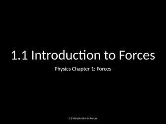 Slides: Cambridge Checkpoint and Beyond - Physics Secondary 1 (Year 7) Chapter 1 Forces