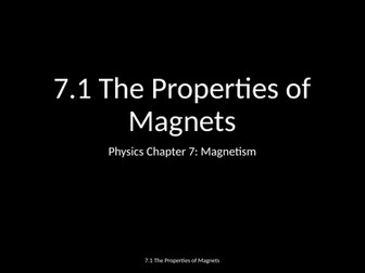 Slides: Cambridge Checkpoint and Beyond - Physics Secondary 1 (Year 8) Chapter 7 Magnetism