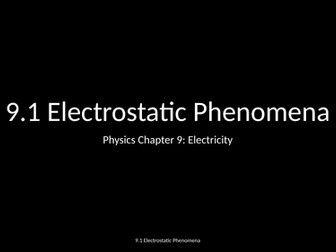 Slides: Cambridge Checkpoint and Beyond - Physics Secondary 1 (Year 9) Chapter 9 Electricity