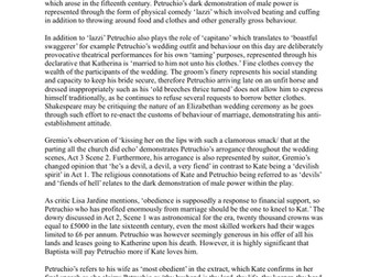 Taming of the Shrew 2021 AQA