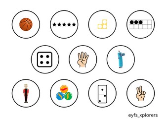 Number Representations 1 to 8