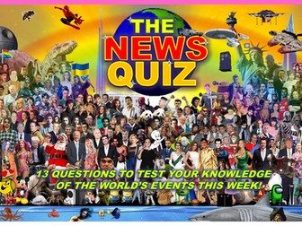 The News Quiz January 27th - February 3rd 2025 Form Tutor Time Current Affairs