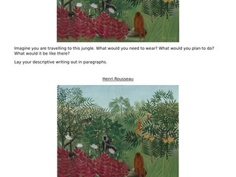 Henri Rousseau - Writing Homework