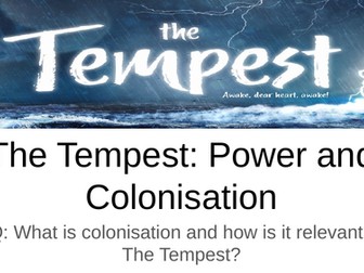 The Tempest Full SOW KS3 + More plays