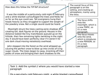 Paragraph Writing Activities