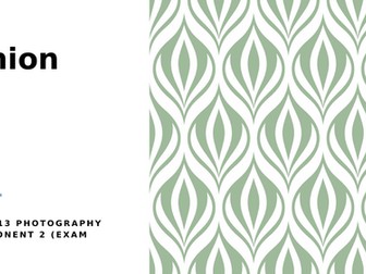 A level photography Component 2 (exam unit)