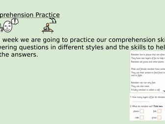 Year 2 Reading SATS Practice Whole class Paper and PPTs - 4 weeks