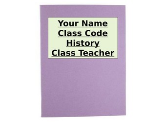 SOW: What is History? historical skills and concepts