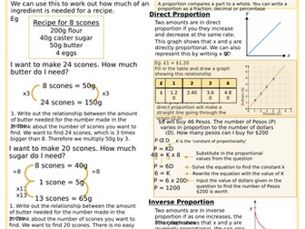 Proportion Knowledge Organiser