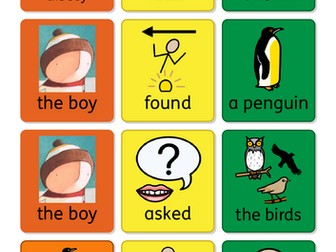 Lost and Found book with visual supports / Widget