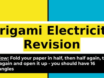 Electricity Revision - EDEXCEL Core Prac Notes