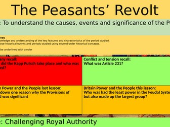 The Peasants Revolt