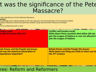The Peterloo Massacre