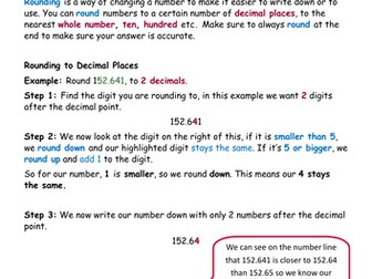 Functional Skills EL3.6 Rounding