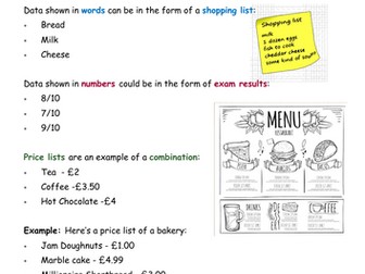 Functional Skills EL3.21 Lists