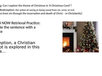 Theme of Christmas Exam Question - A Christmas Carol