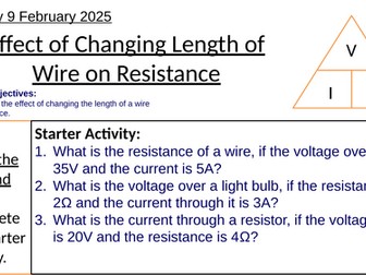 AQA GCSE Physics (Foundation Tier) – Required Practical: Length of Wire & Resistance