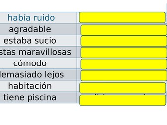 2.5 Mi aventura en Latino america GCSE Edexcel. Viajes Module 2