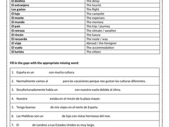 GCSE Spanish: Holidays, Travel and Tourism