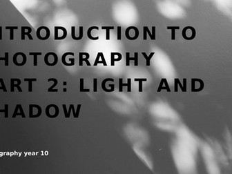 introduction to light and shadow in photography and basics of photoshop