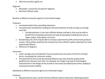 Top Grade (A/A*) Essay Plans for Microeconomics Exam Questions - suitable for OCR, Edexcel and AQA