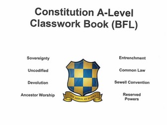 Constitution A Level Politics - 13 Lessons