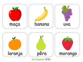 Fruits/Frutas Flashcards