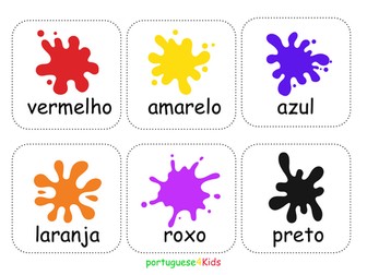 Colours - Cores Matching Game