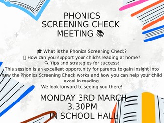 Phonics Screening Resources