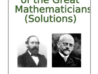 The Genius of the Great Mathematicians