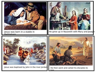 Life of Jesus storyboard