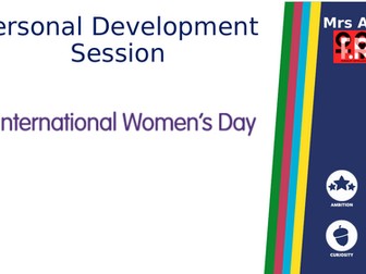 International Women's Day tutor time activity