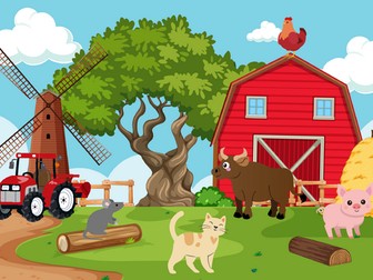 The Little Red hen/Farm- What can you see