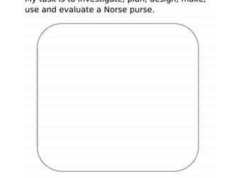 Making a purse D&T project