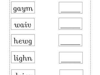 Phonics Split diagraph mastery challenge