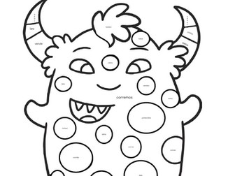 Spanish Regular Er Verbs - Colour by Conjugation